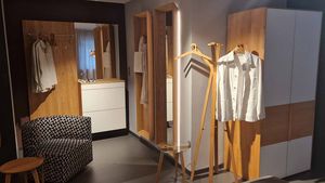 TEAM 7-cubus Diele in Eiche Naturöl in der Ausstellung von TEAM 7 in Dortmund