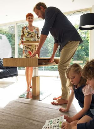 lift height-adjustable coffee table