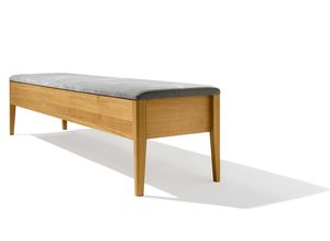 mylon bench maple fabric in oak by TEAM 7 