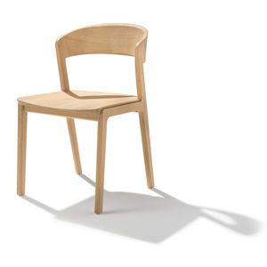 mylon wooden chair in oak white oil 