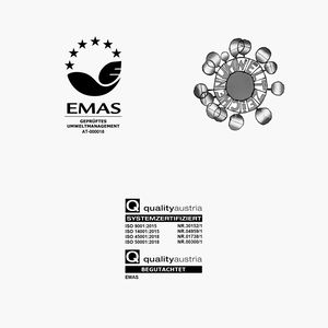 Quality mark for environmentally-friendly furniture production by TEAM 7