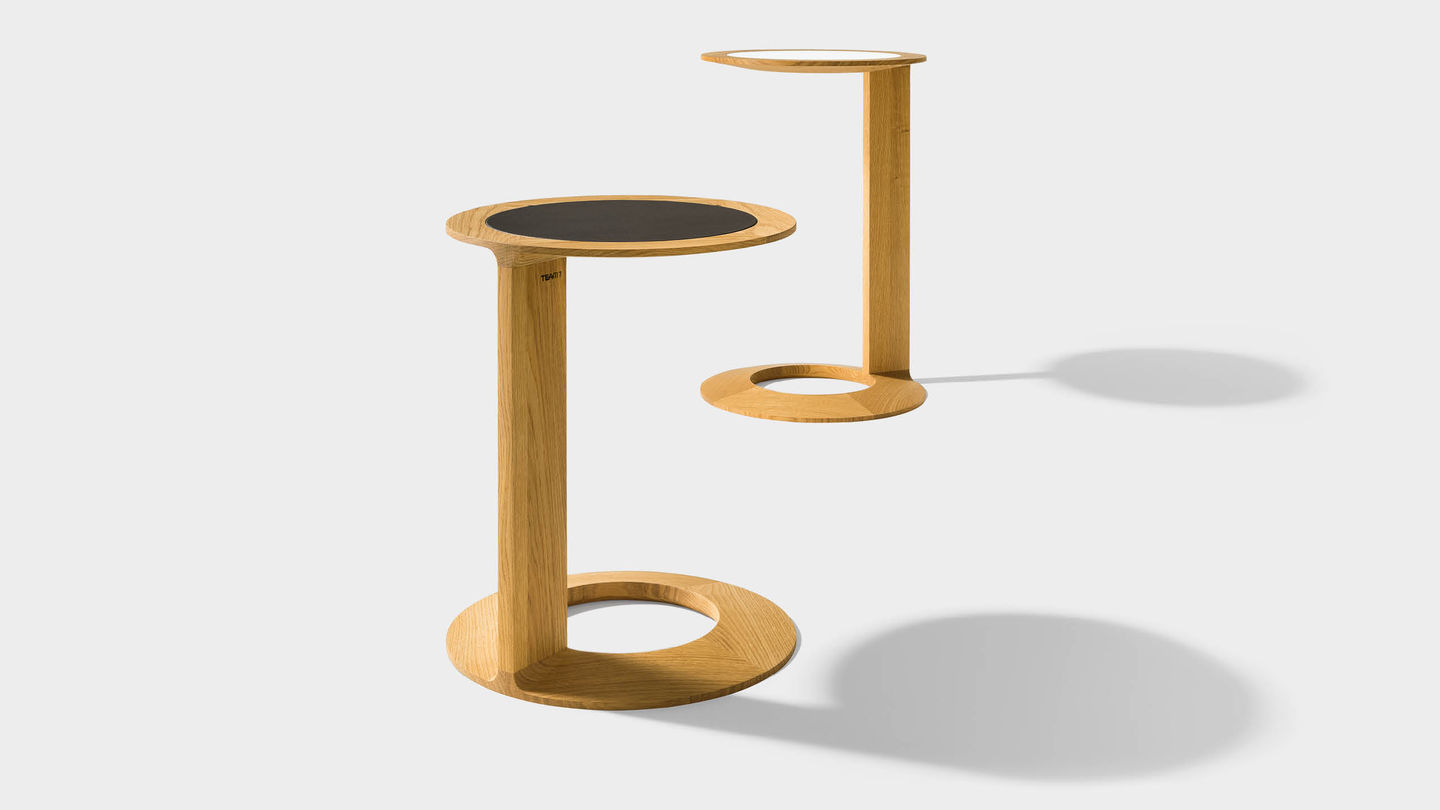 TEAM 7 loup side table by designer Kai Stania