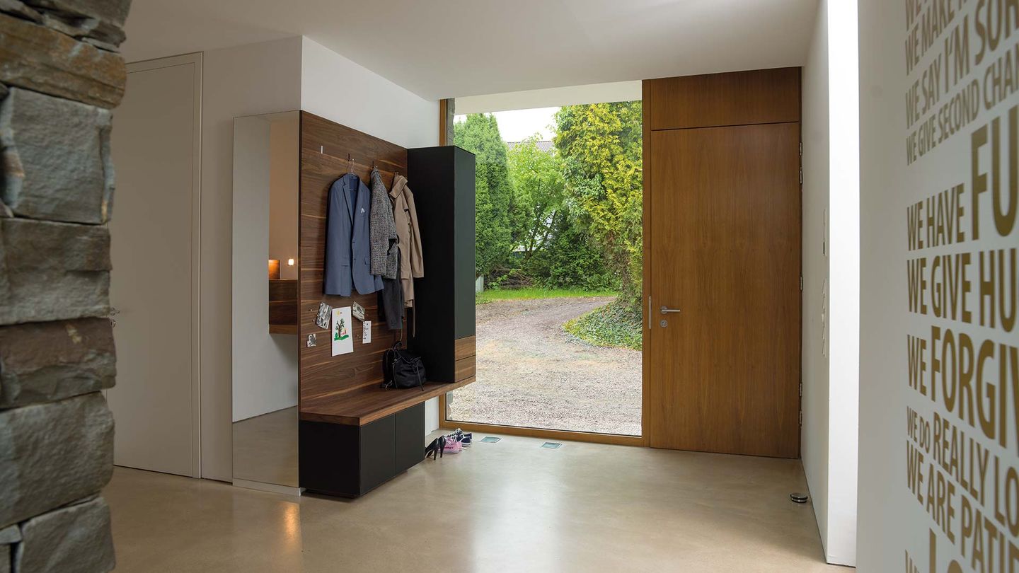 Garderobenschrank cubus pure aus Naturholz