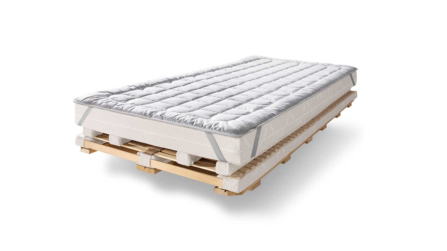 Surmatelas en laine vierge de mouton pour le système de literie aos 