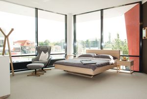 float bed in oak white oil TEAM 7 Salzburg