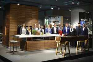 Gruppenfoto auf der Eurocucina 2018