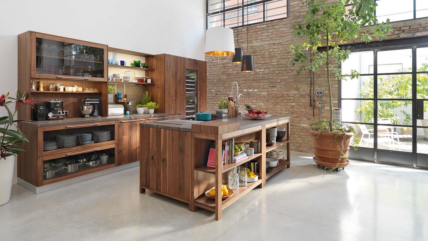 Cucina loft di TEAM 7 del designer Sebastian Desch