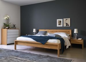 lunetto solid wood bed