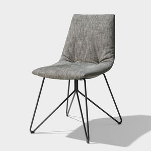 TEAM 7 lui chair maple wire frame stainless