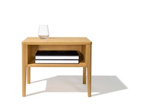 mylon bedside cabinet made of solid wood by TEAM 7