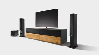 Meuble home entertainment cubus pure en tant que meuble solitaire