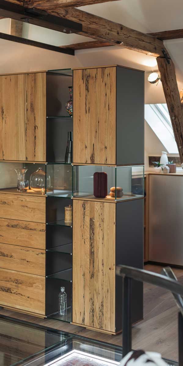 cubus pure Wohnwand in Eiche Venedig von TEAM 7 Linz