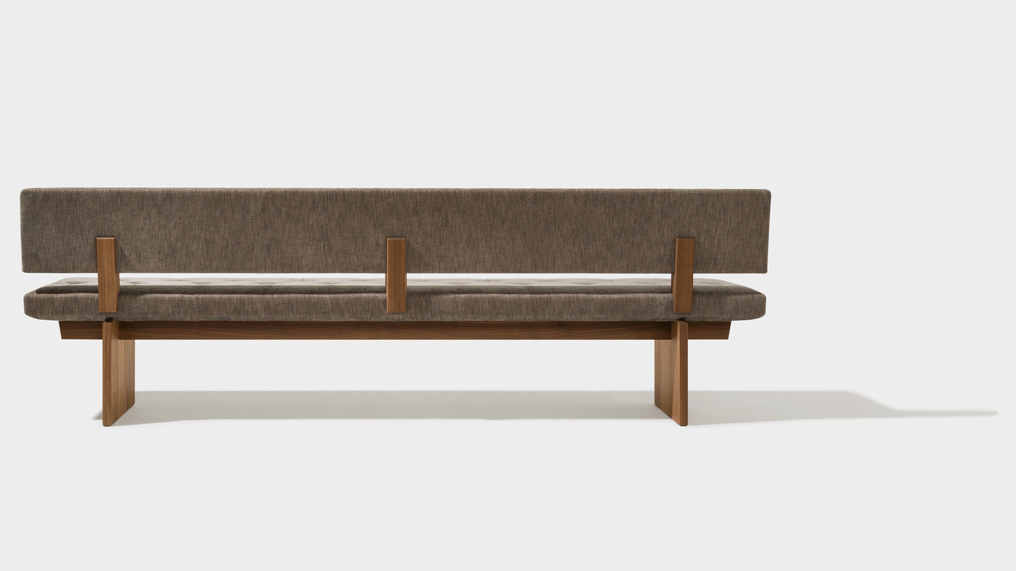 banc yps en tissu en noyer de TEAM 7