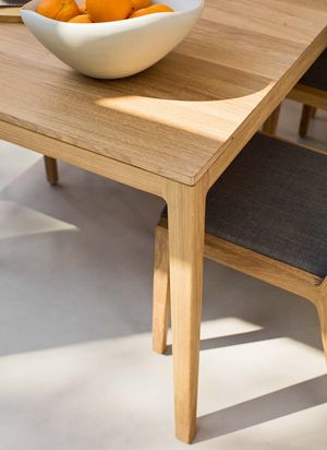 mylon extendable table solid wood