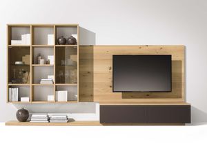 Paroi murale cubus en bois clair