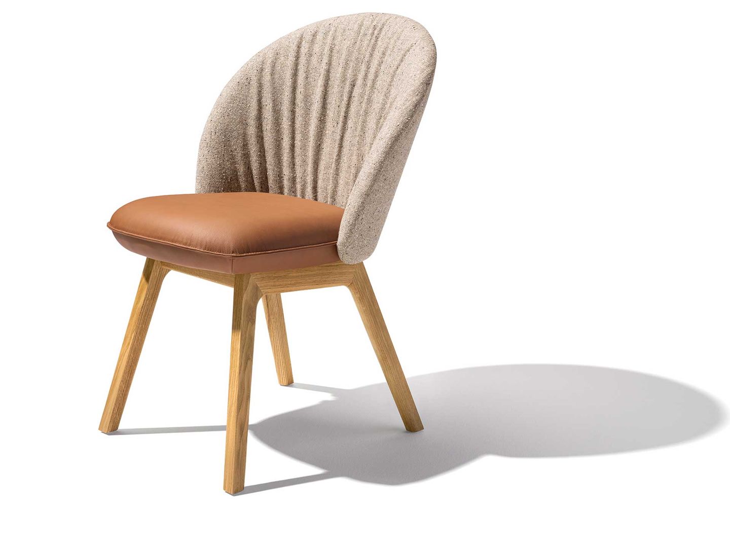 Sedia flor in rovere