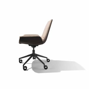 lui plus office swivel chair in Ripley fabric by TEAM 7 – side view