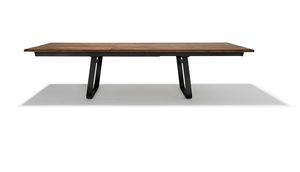 Table extensible nox en noyer 