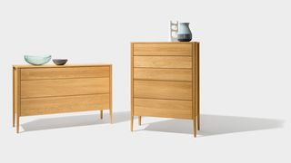 mylon dresser in two versions in oak