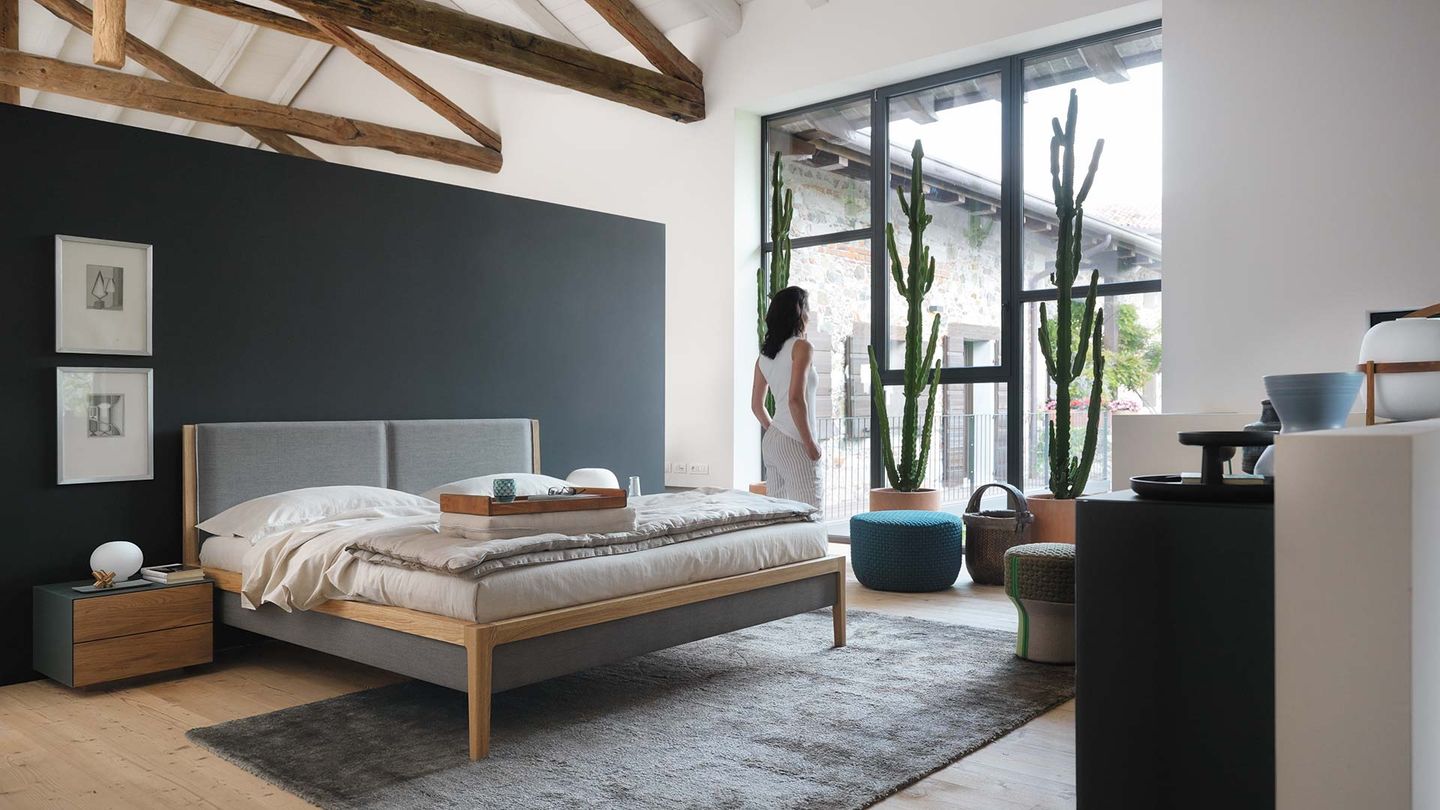 TEAM 7 mylon bed by designer Jacob Strobel