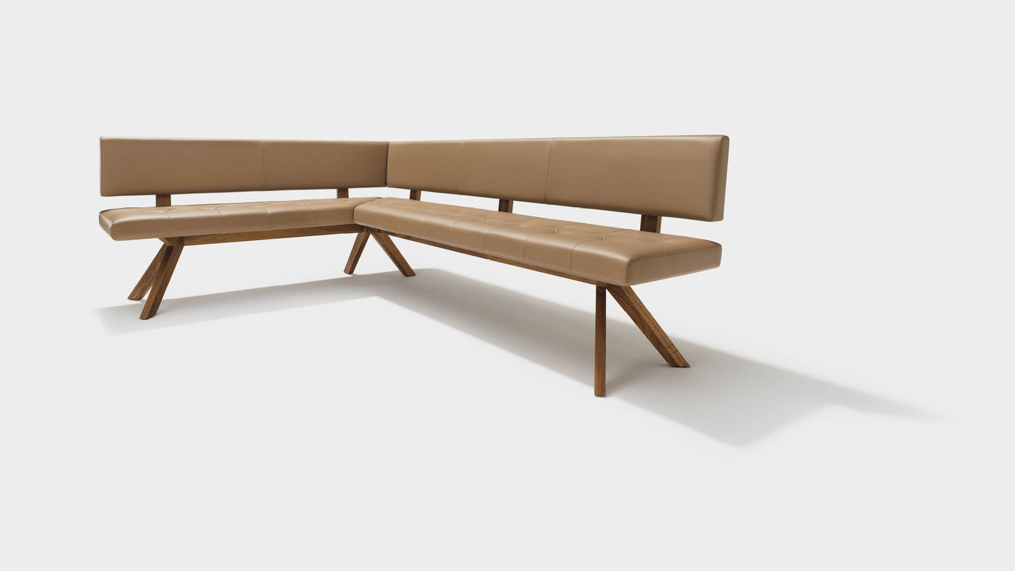 Banquette d'angle yps en cuir